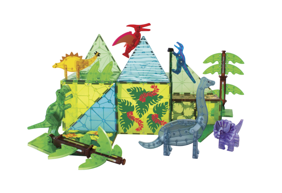 Magna-Tiles Dino World XL 50 Piece Set