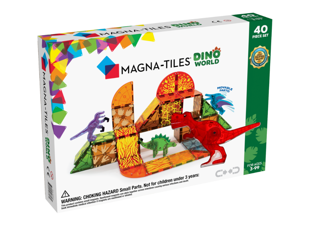 Magna-Tiles Dino World 40 Piece Set