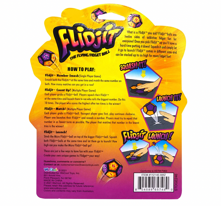 Flidgit The Flying Fidget Ball