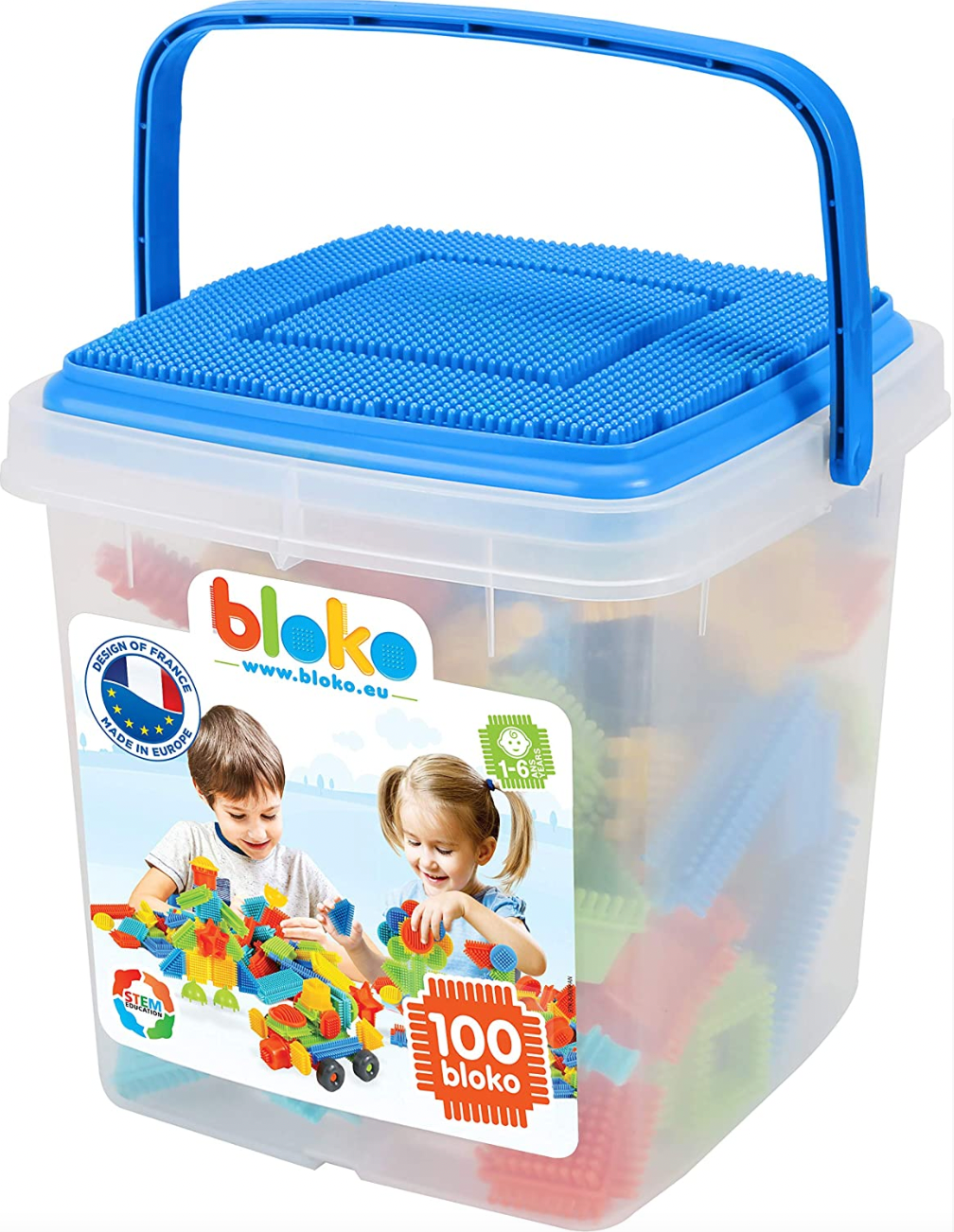 Bloko Building Toy 100 Piece Barrel