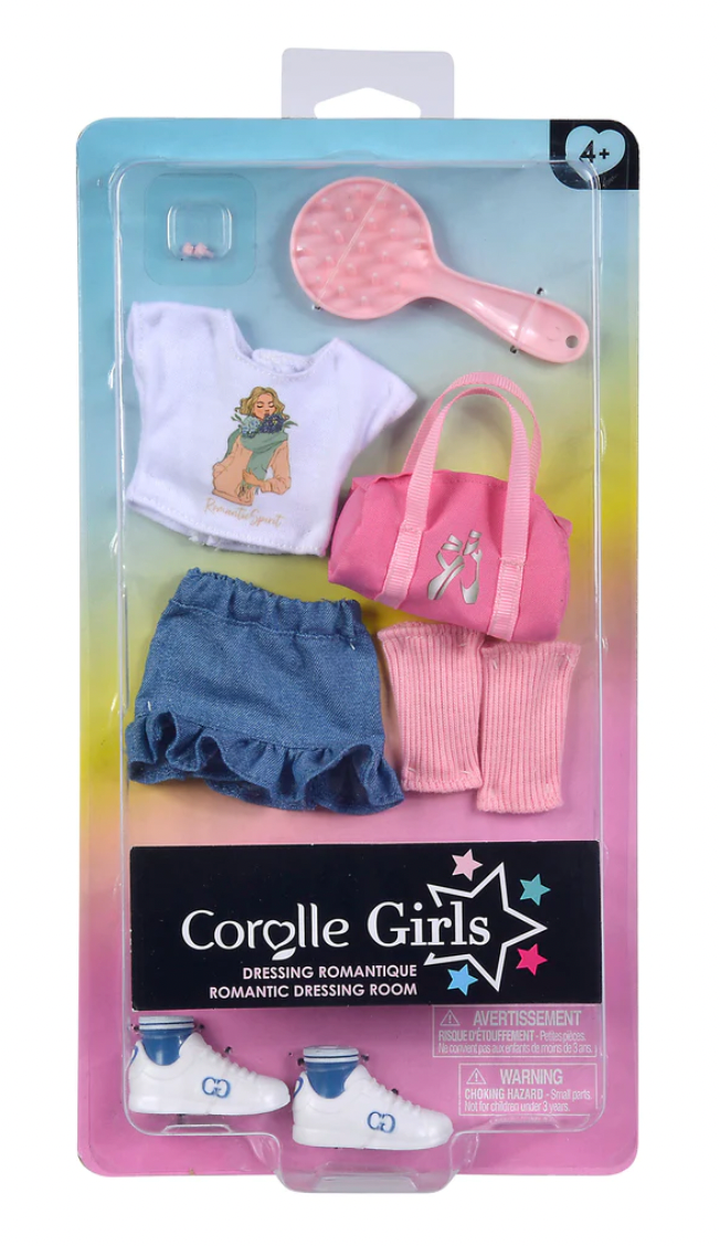 Corolle Girls Romantic Dressing Room Clothing & Accessories Set