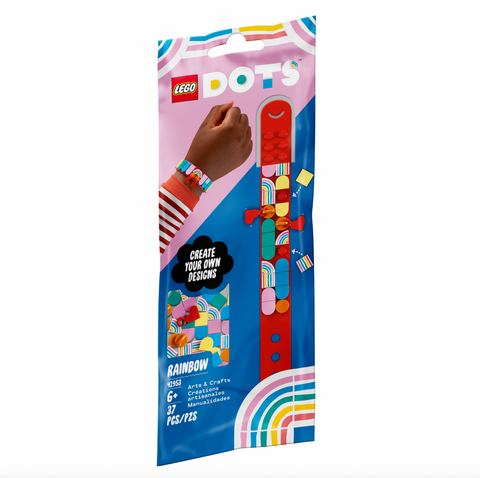 Lego Dots Rainbow Bracelet with Charms