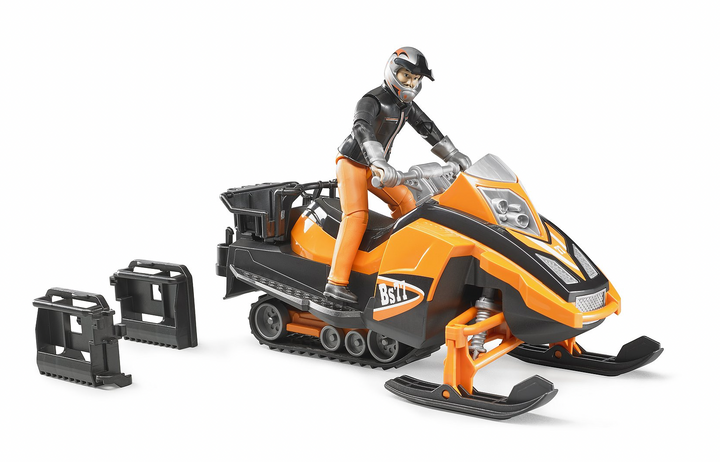Bruder Snowmobile with Driver & Accessories
