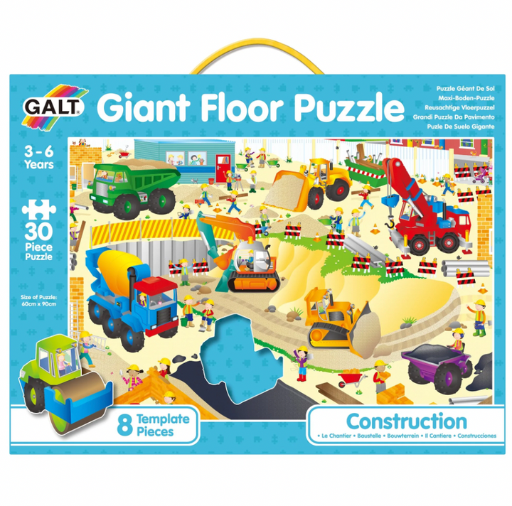 Giant Floor Puzzle - Construction Site 30pc