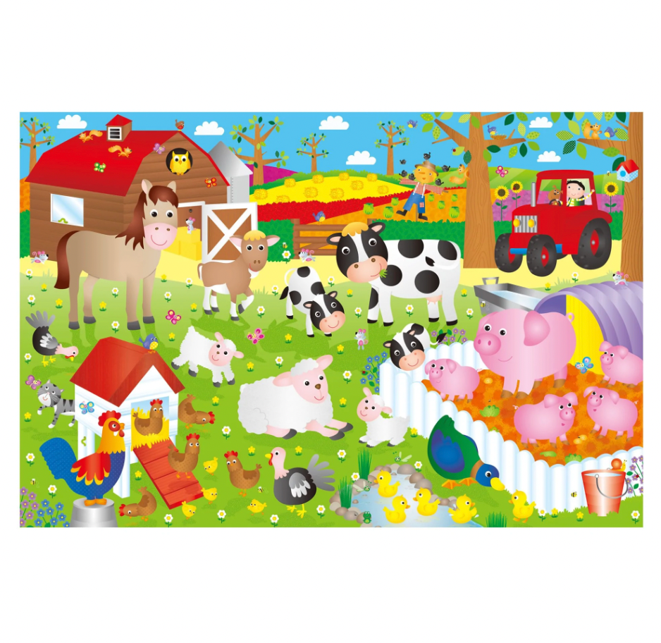 Giant Floor Puzzle - Farm 30pc