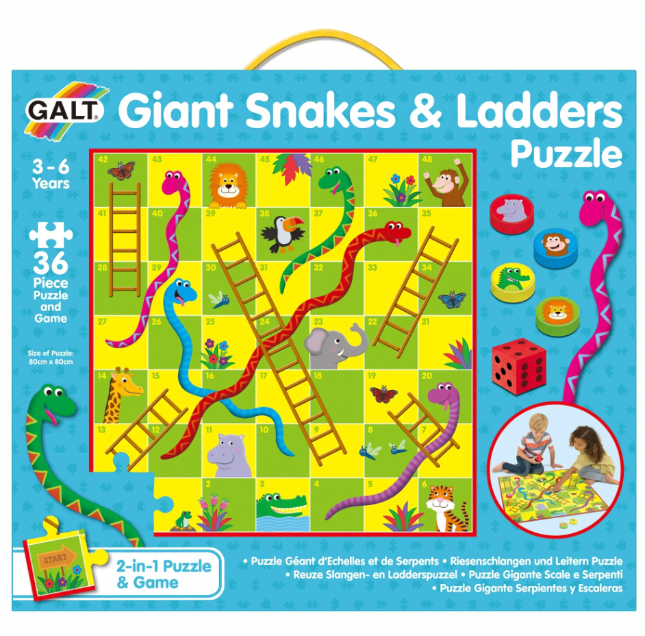 Giant Snakes and Ladders Puzzle 36pc
