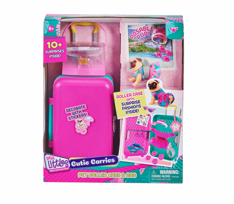 Real Littles Cutie Carries Pet Roller Case and Bag Pack