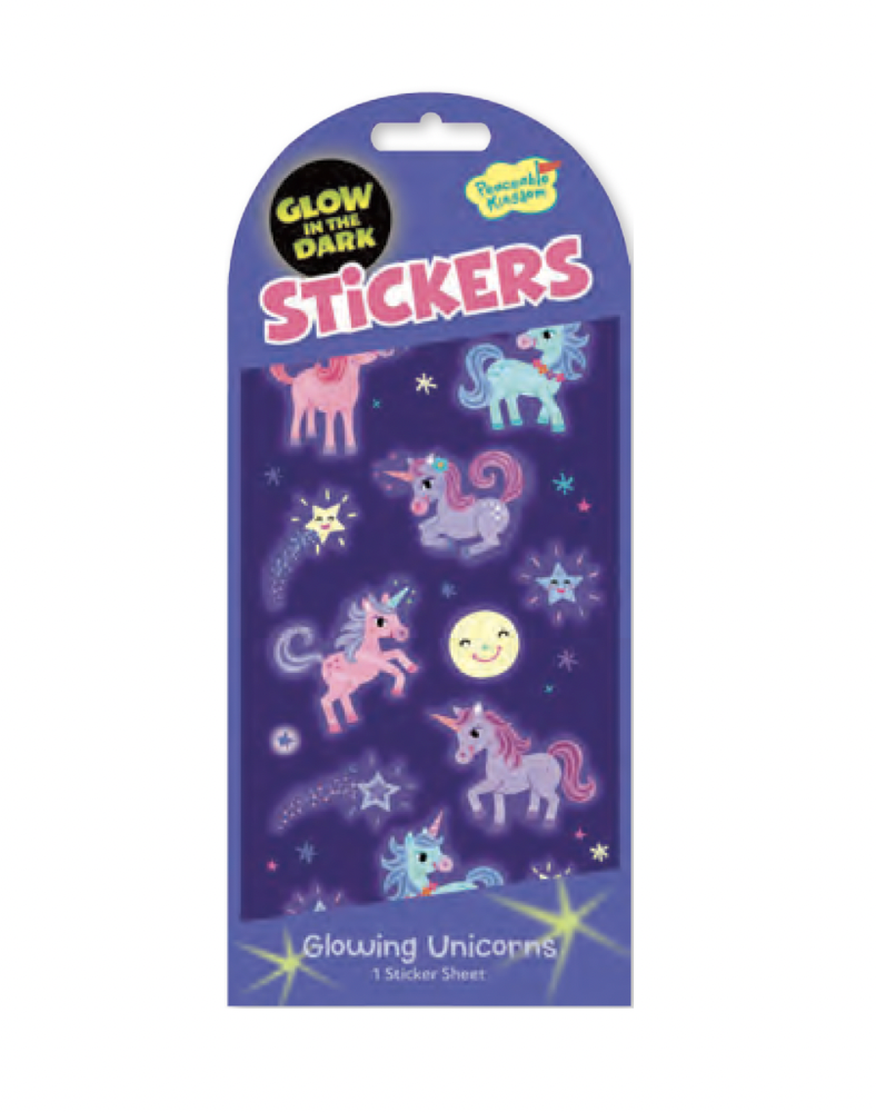 Glow in the Dark Stickers Unicorns