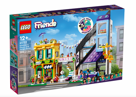 Lego Friends Downtown Flower and Design Stores