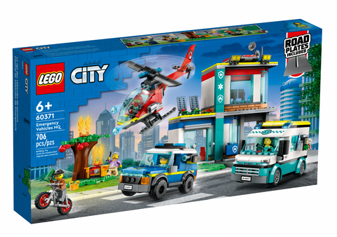 Lego City Emergency Vehicles HQ