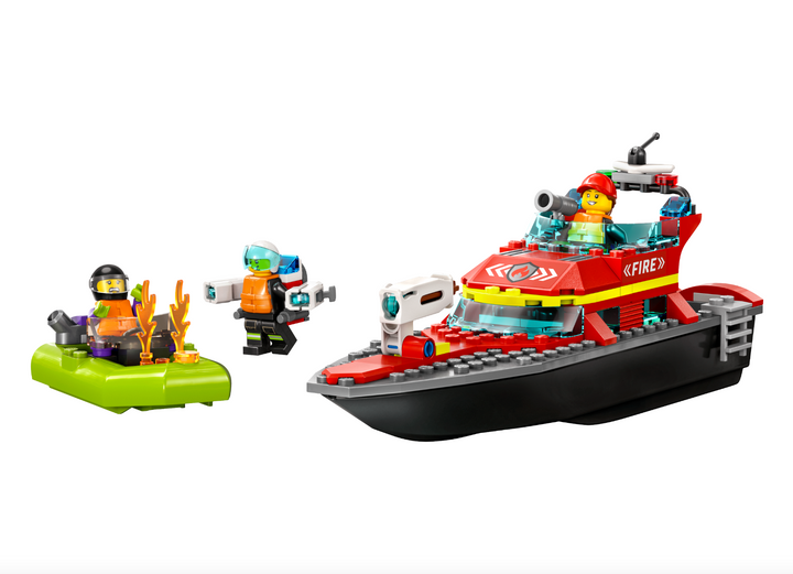 Lego City Fire Rescue Boat
