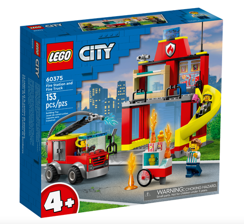 Lego City Fire Station and Fire Truck