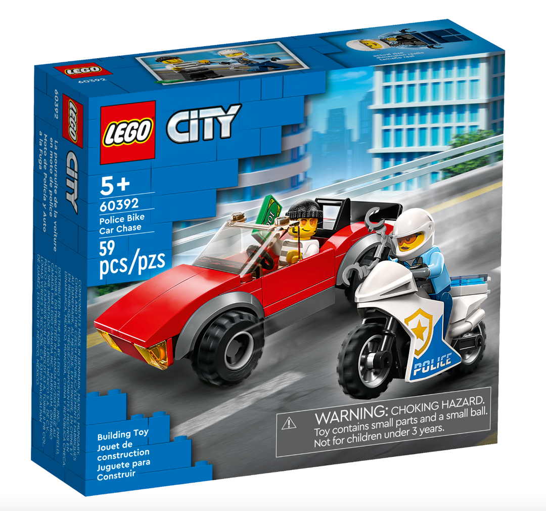 Lego City Police Bike Car Chase