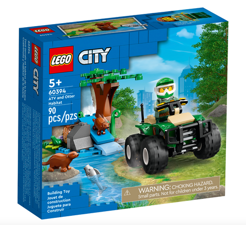 Lego City ATV and Otter Habitat