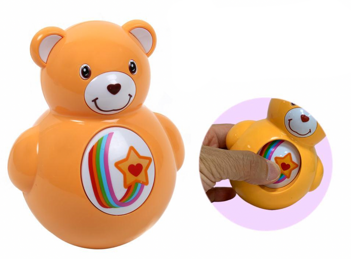 Roly-Poly Tumble Bear With Squeaker