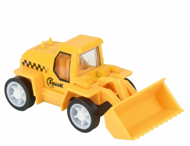 2.5" Mini Die-Cast Pull Back Construction Vehicle Assorted