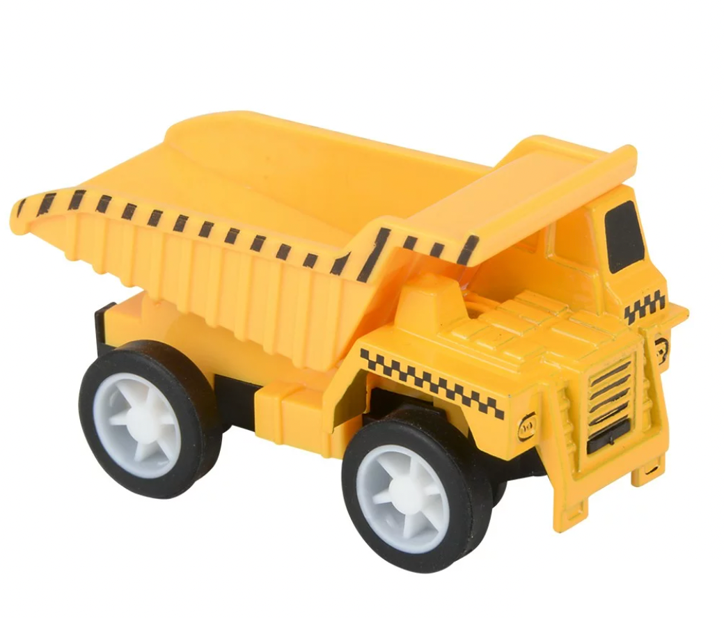 2.5" Mini Die-Cast Pull Back Construction Vehicle Assorted