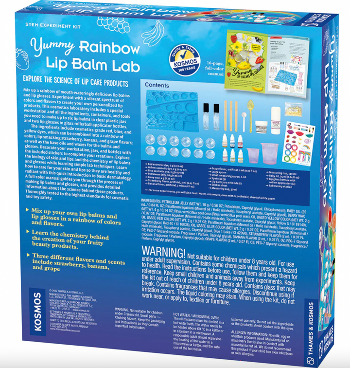 Yummy Rainbow Lip Balm Lab