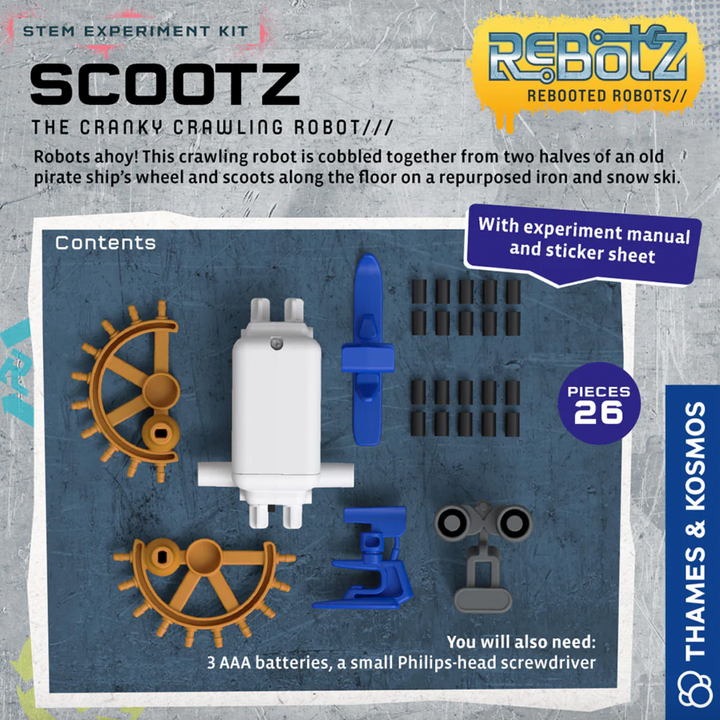 ReBotz: Scootz - The Cranky Crawling Robot