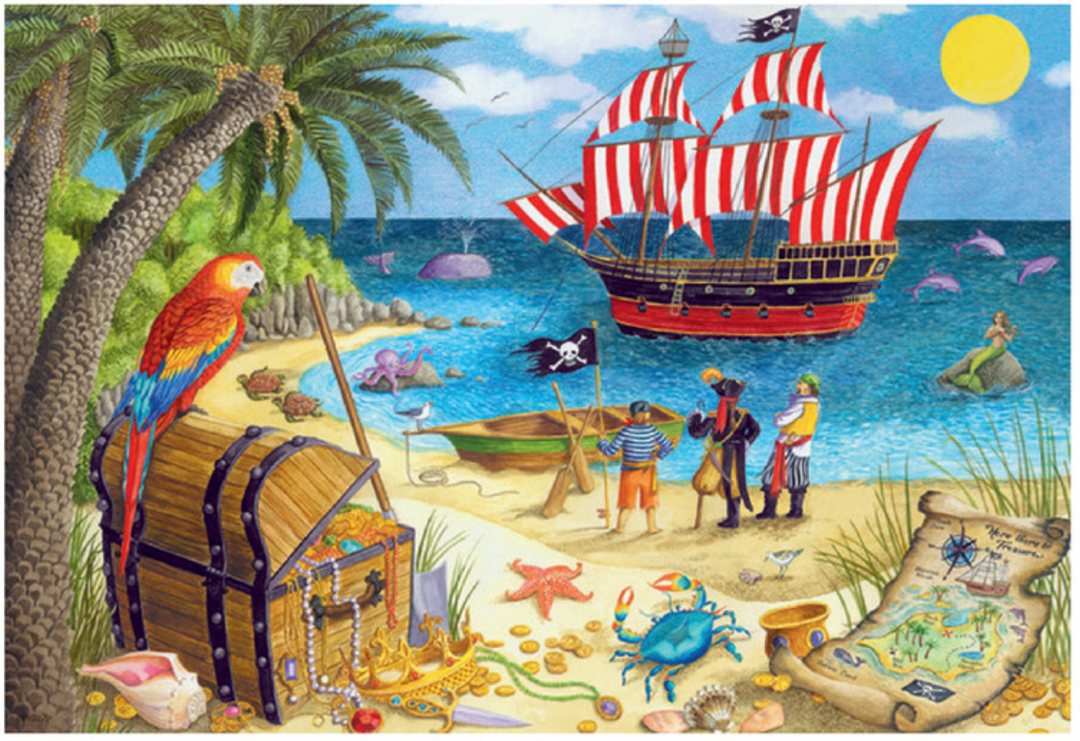 Ravensburger Pirates & Mermaids 2x24pc Puzzle