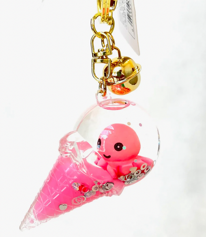 Octopus Ice Cream Floaty Keycharm Assorted