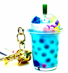 Pastel Round Top Floaty Keycharm Assorted