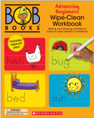 BOB Books: Wipe-Clean Workbook: Advancing Beginners