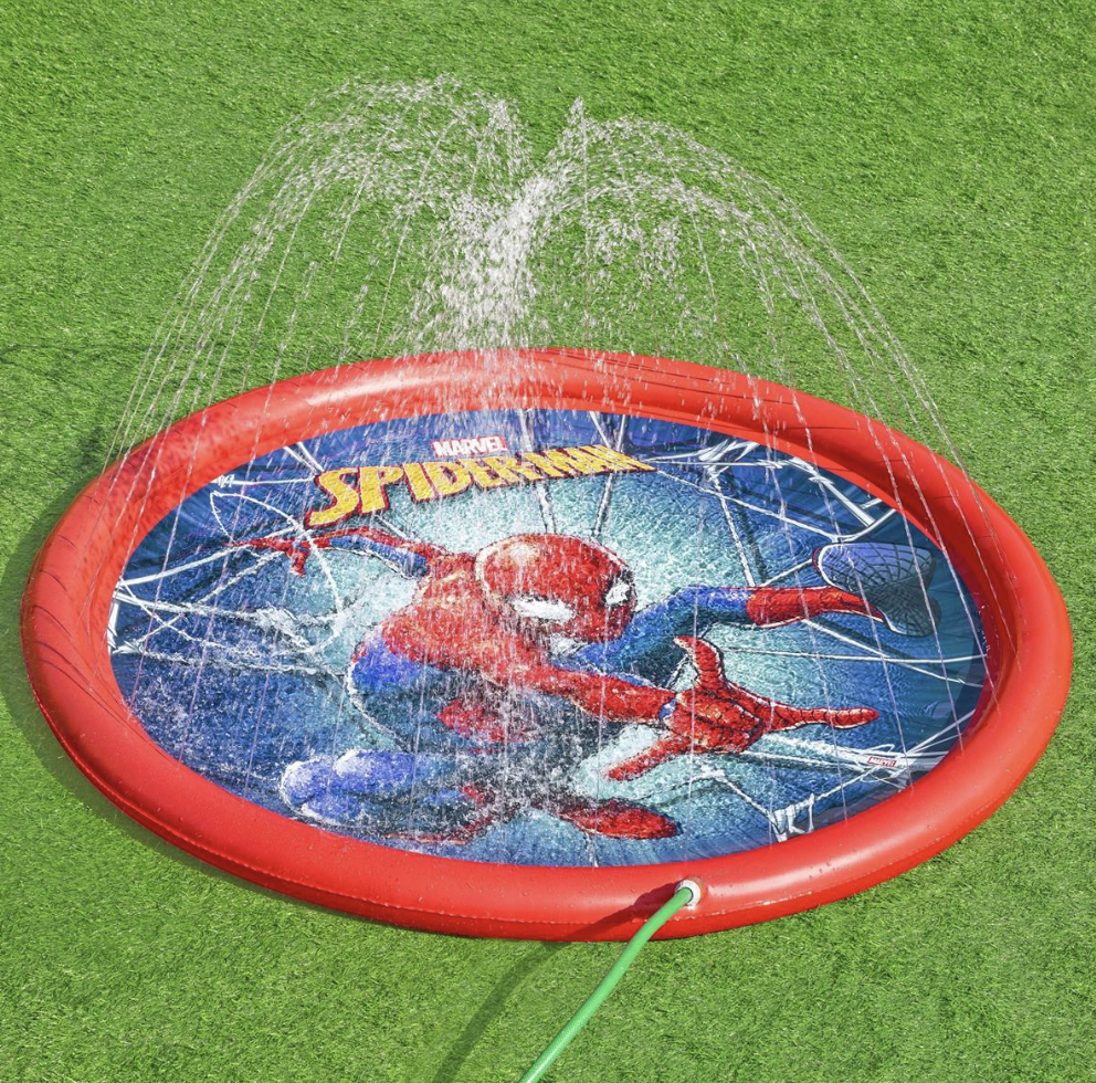 Spiderman 65" Round Inflatable Splash Pad
