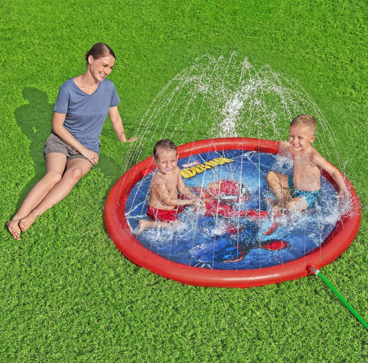 Spiderman 65" Round Inflatable Splash Pad