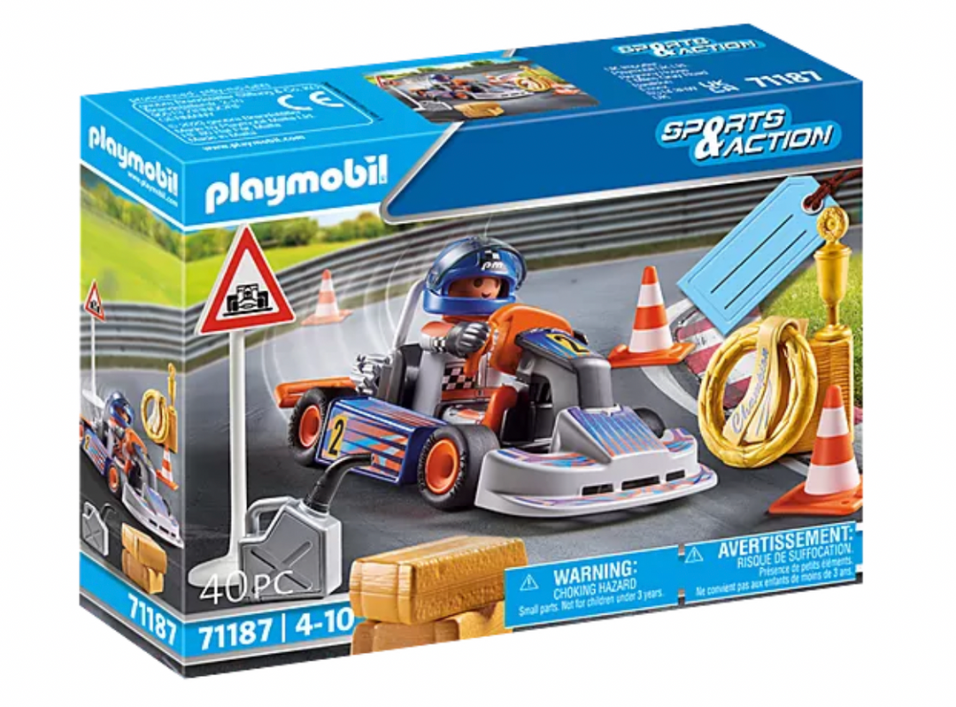 Playmobil Sports & Action Go-Kart Racer Gift Set