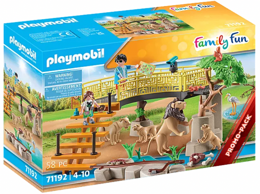 Playmobil Family Fun Outdoor Lion Enclosure