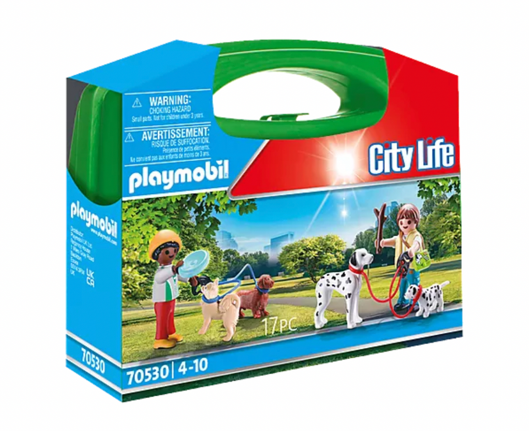 Playmobil City Life Puppy Playtime Carry Case