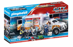 Playmobil City Action Rescue Vehicles: Ambulance with Lights and Sound