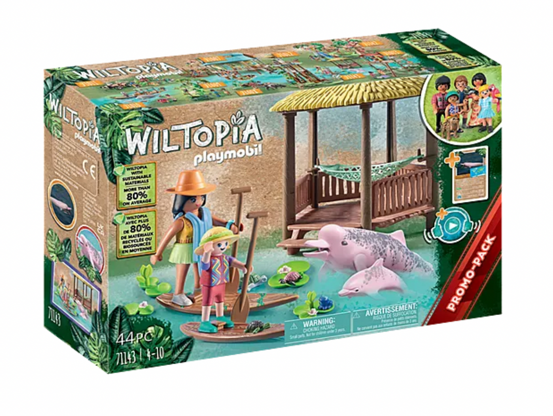 Playmobil Wiltopia: Paddling Tour with River Dolphins