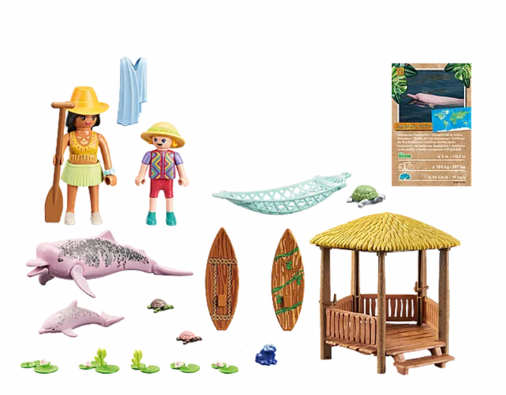 Playmobil Wiltopia: Paddling Tour with River Dolphins