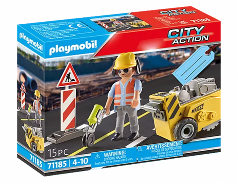 Playmobil City Action Construction Worker Gift Set