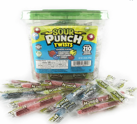 SOUR PUNCH Individually Wrapped Twists