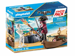 Playmobil Pirates Starter Pack Pirate with Rowing Boat