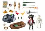 Playmobil Pirates Starter Pack Pirate with Rowing Boat