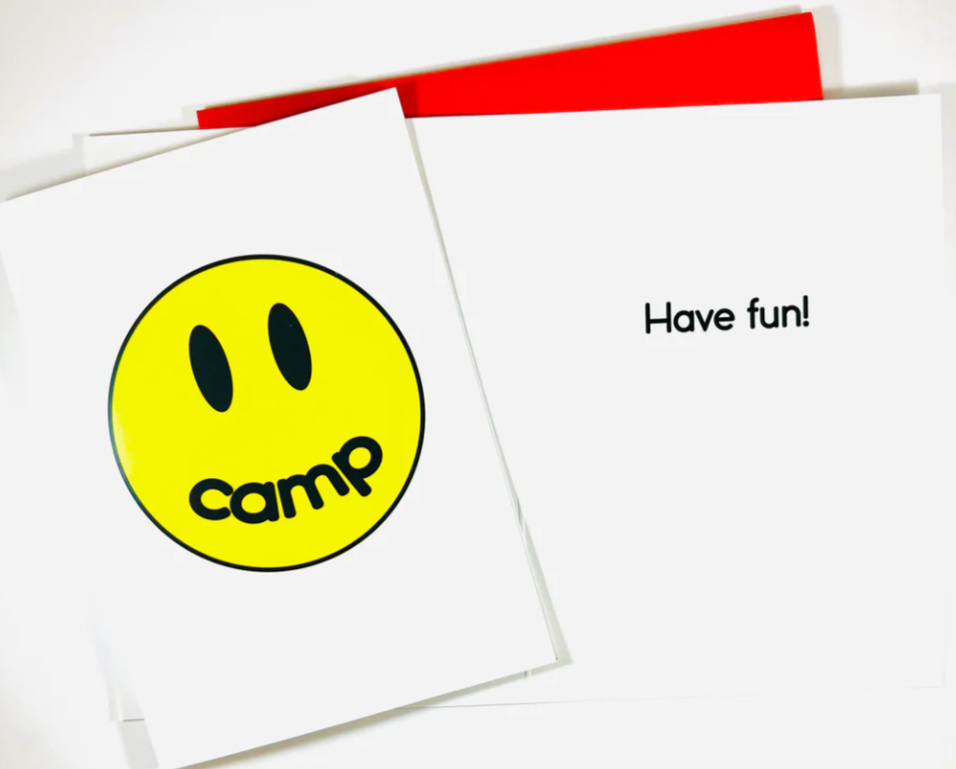 Summer Camp Greeting Card - Camp Smiley