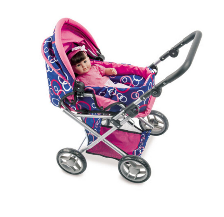 Doll Stroller with Carry Cot