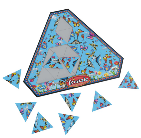 Triazzles Picture-Matching Brainteaser Puzzles - Butterflies