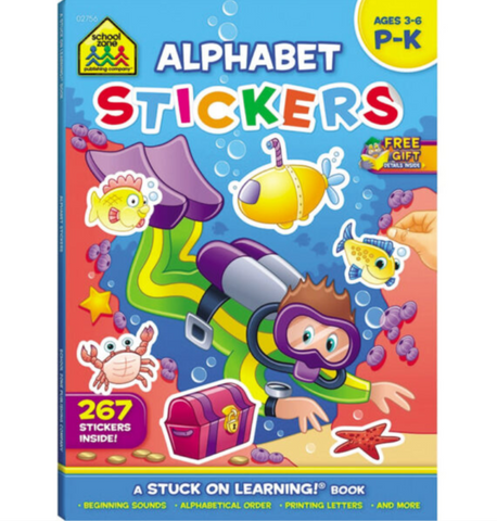Alphabet Stickers Workbook