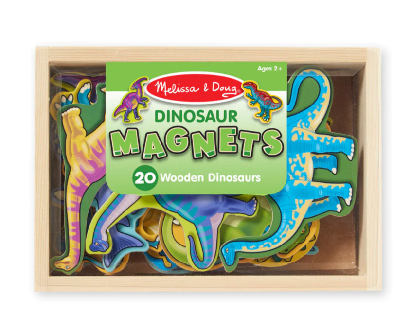 Wooden Dinosaur Magnets