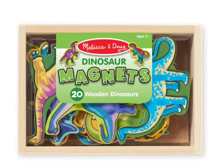 Wooden Dinosaur Magnets
