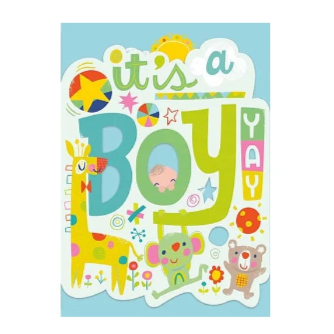 Yay! It's a Boy Card