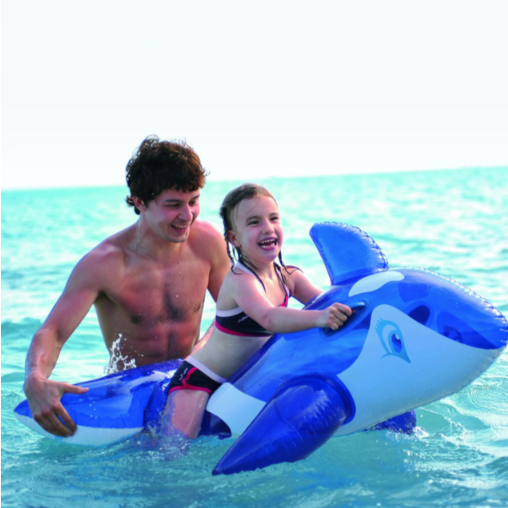Inflatable Whale Rider Float