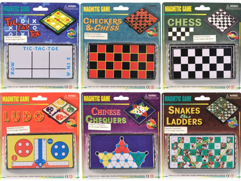 Deluxe Pocket Magnetic Travel Game Assorted