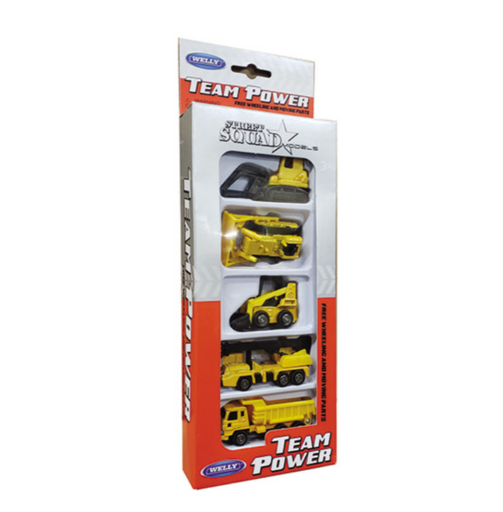 Die-Cast Construction Vehicles 5 Pack
