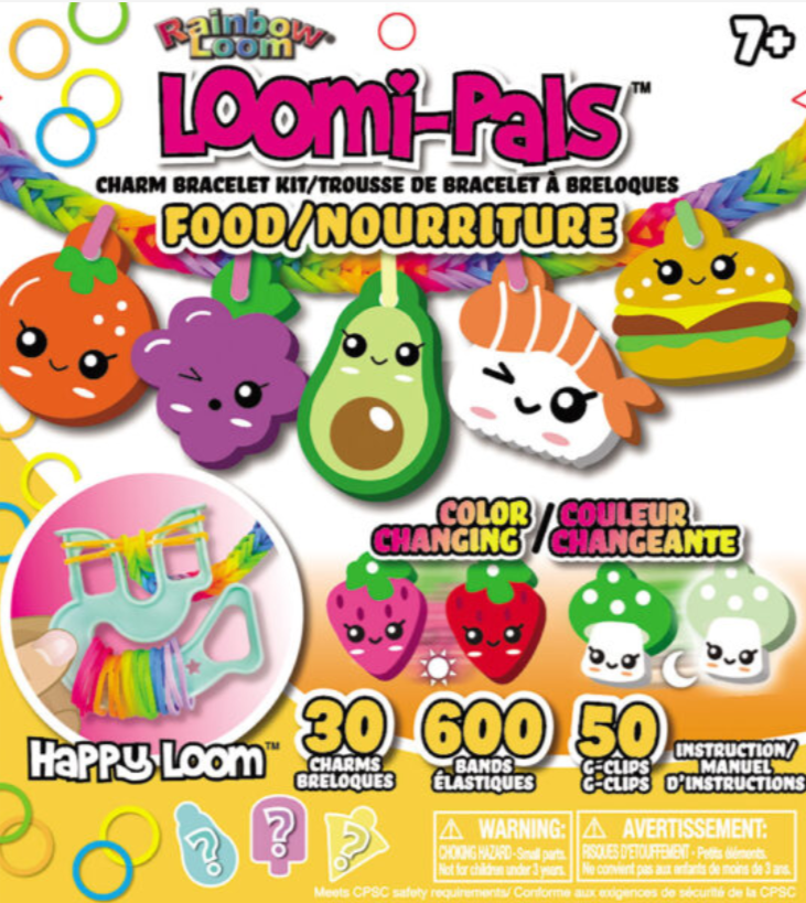 Rainbow Loom Loomi-Pals Charm Bracelet Kit - Food